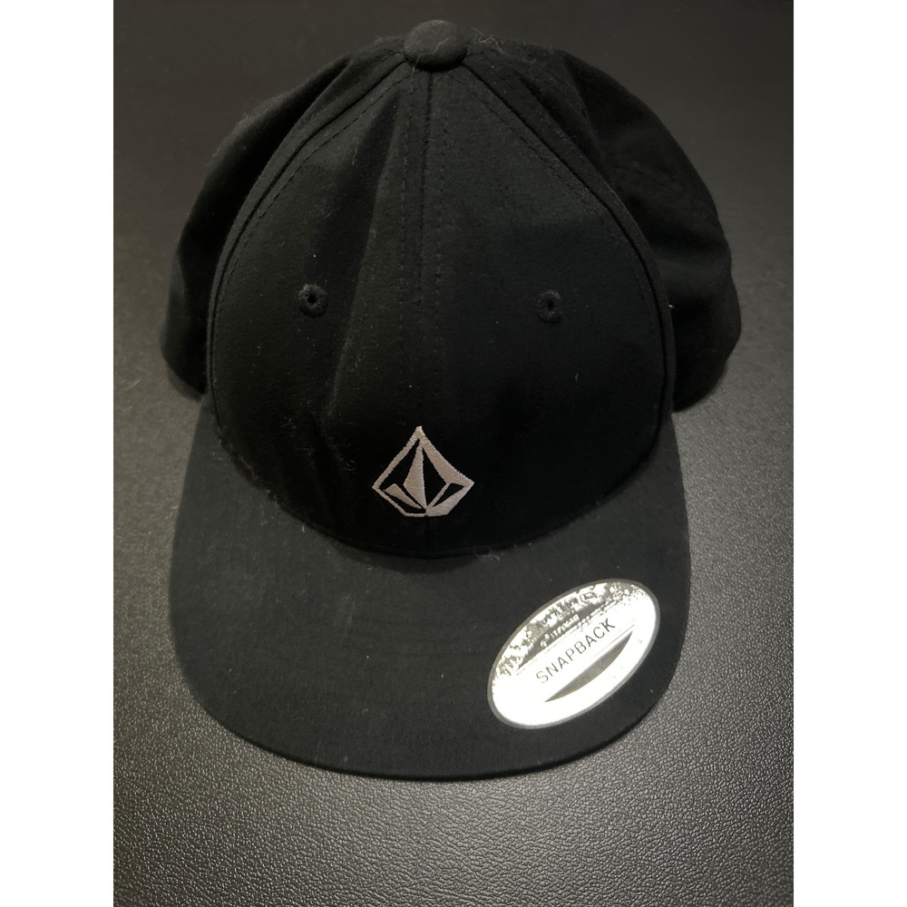 Volcom Black Baseball Cap Snapback Hat